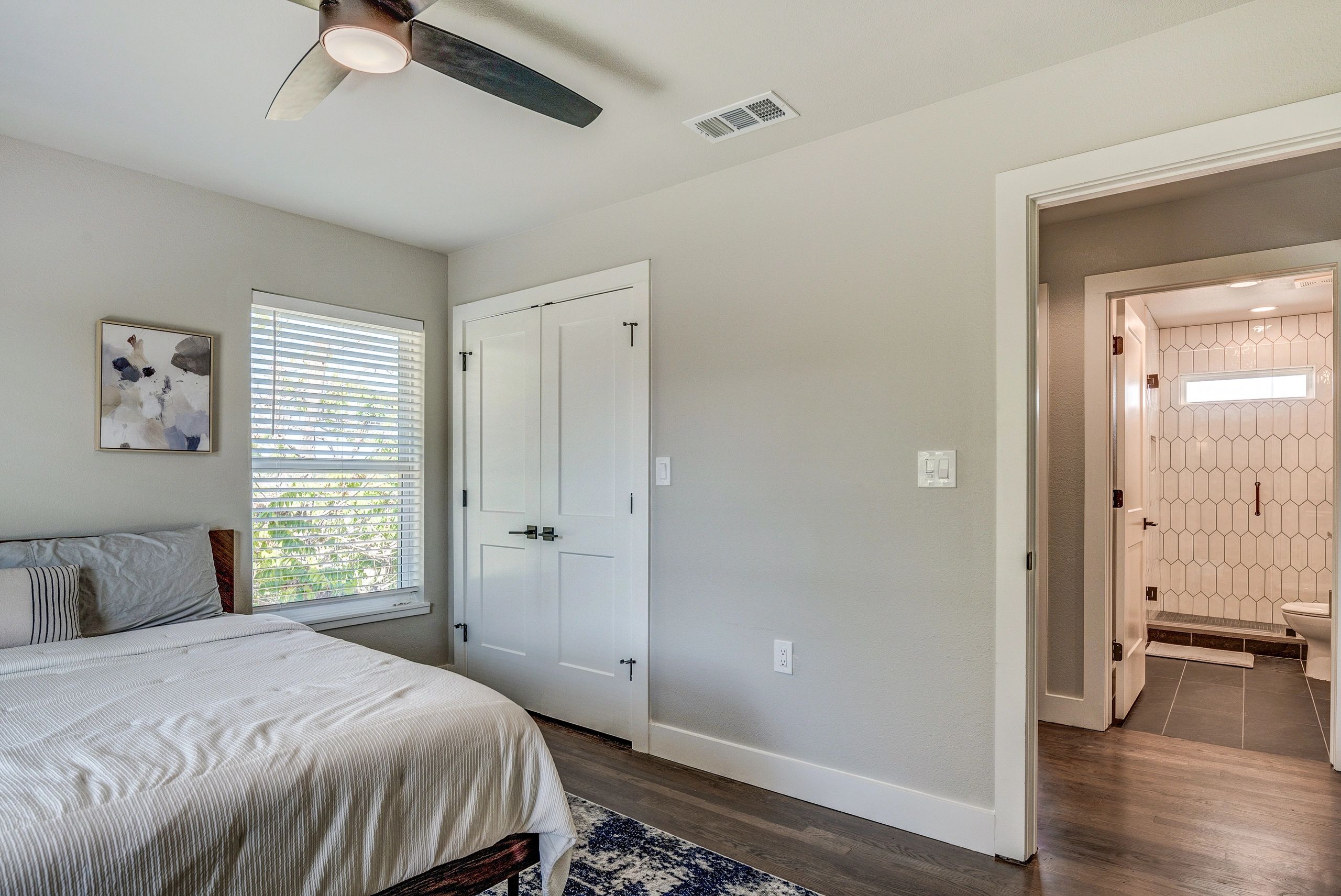 Comfortable furnished bedroom for an extended stay